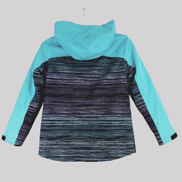 Under Armour Youth Girls Hooded Softshell Jacket With Zipper Pockets L - Picture 2 of 10